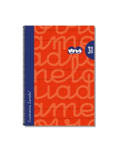 Cahier Lamela Rouge Din A4 5 Pièces 80 Volets