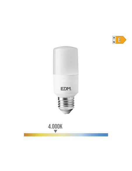 Lampe LED EDM 98840 E 10 W E27 1100 Lm Ø 4 x 10,7 cm Tubulaire (4000 K)