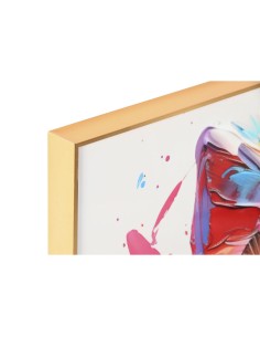 Cadre Home ESPRIT Moderne Chat 80 x 3,5 x 80 cm (2 Unités) 2