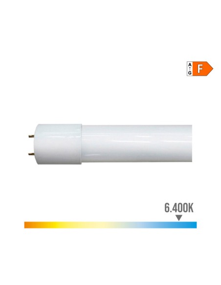 Tube LED EDM 31190 F 18 W 9 W G13 T8 900 Lm Ø 2,6 x 60 cm (6500 K)