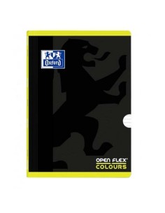 Carnet Oxford OPENFLEX Citron A4 48 Volets A rayures Agrafes 10 Unités (10 Pièces)