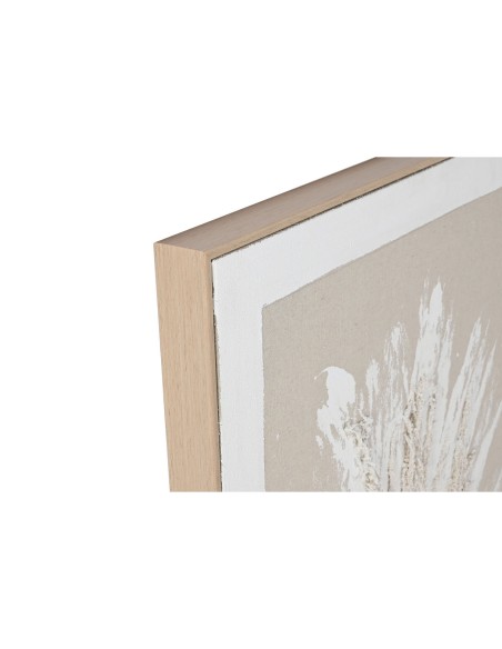 Cadre Home ESPRIT Blanc Beige Vase Traditionnel 62 x 4,5 x 122 cm (2 Unités)