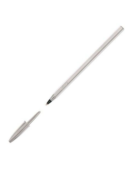 stylo à encre liquide Bic 921339 Noir Argenté 0,32 mm (20 Pièces)