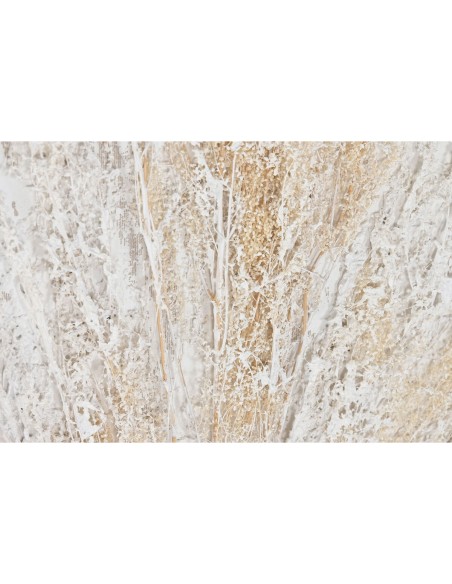 Cadre Home ESPRIT Blanc Beige Vase Traditionnel 62 x 4,5 x 122 cm (2 Unités)