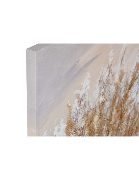 Cadre Home ESPRIT Bleu Doré Plage méditerranéen 80 x 3 x 80 cm (2 Unités)