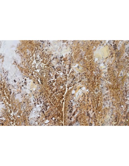 Cadre Home ESPRIT Bleu Doré Plage méditerranéen 80 x 3 x 80 cm (2 Unités)