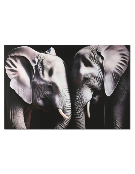 Cadre Home ESPRIT Noir Gris Imprimé 150 x 0,4 x 100 cm