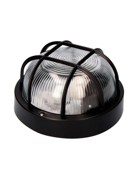 Applique Murale EDM 34353 Tarragona Noir Verre Plastique 40 W E27