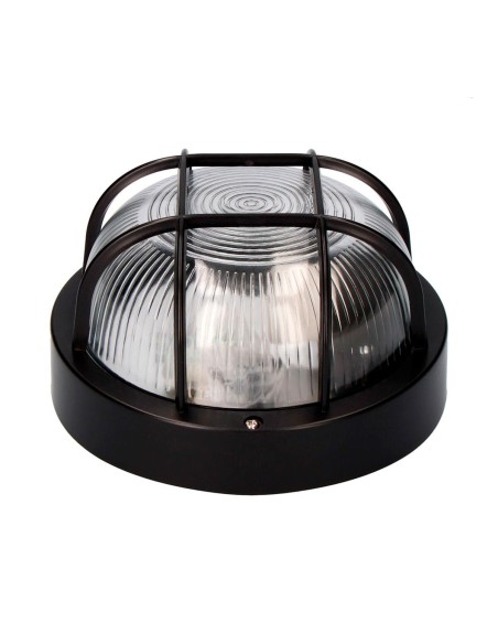 Applique Murale EDM 34353 Tarragona Noir Verre Plastique 40 W E27