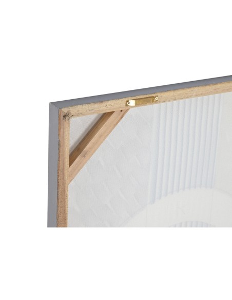 Cadre Home ESPRIT Bleu Vert Abstrait Urbaine 80 x 3 x 80 cm (2 Unités)
