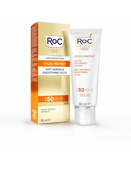 Écran solaire visage Roc Protección Solar Spf 50 50 ml Écran solaire visage Roc Protección Solar Spf 50 50 ml