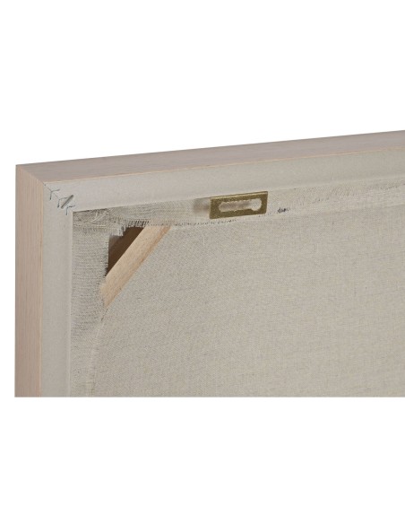 Cadre Home ESPRIT Blanc Beige Cercles Urbaine 82 x 4,5 x 82 cm (2 Unités)