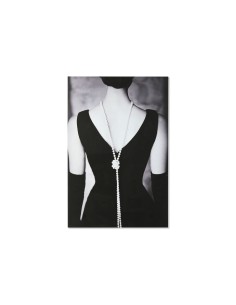 Cadre Home ESPRIT Noir Gris Imprimé 100 x 0,4 x 150 cm