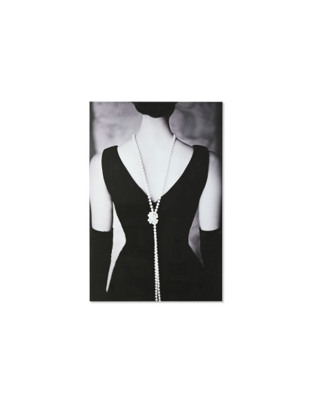 Cadre Home ESPRIT Noir Gris Imprimé 100 x 0,4 x 150 cm