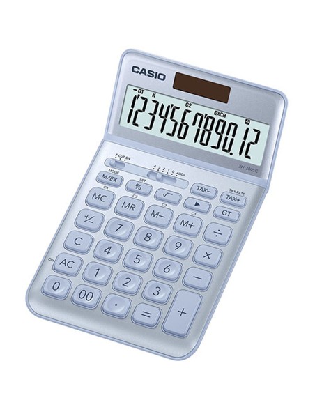 Calculatrice Casio JW-200SC-BU Bleu Plastique