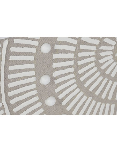 Cadre Home ESPRIT Blanc Beige Cercles Urbaine 122 x 4,5 x 62 cm (2 Unités)