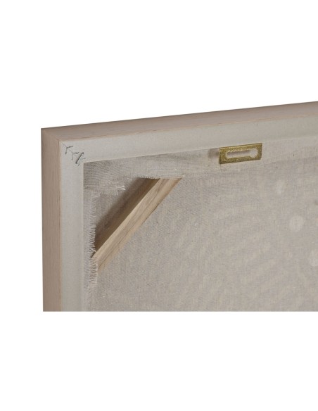 Cadre Home ESPRIT Blanc Beige Cercles Urbaine 122 x 4,5 x 62 cm (2 Unités)