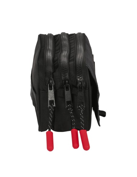 Trousse Fourre-Tout Triple Paul Frank Campers Noir (21,5 x 10 x 8 cm)