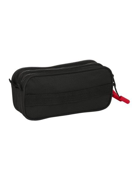 Trousse Fourre-Tout Triple Paul Frank Campers Noir (21,5 x 10 x 8 cm)