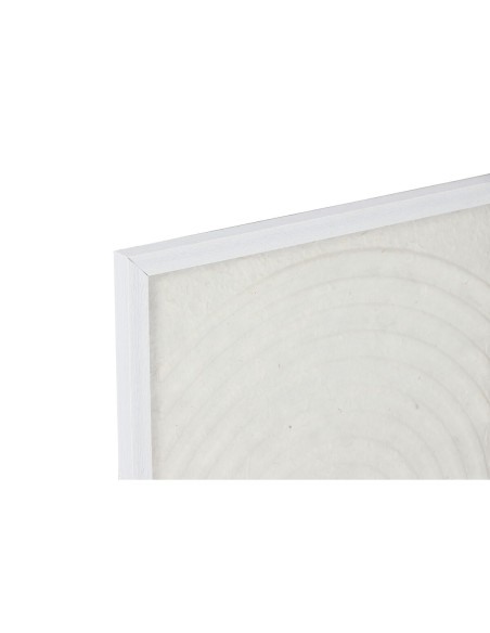 Cadre Home ESPRIT Blanc Naturel Moderne Scandinave 35 x 2 x 35 cm