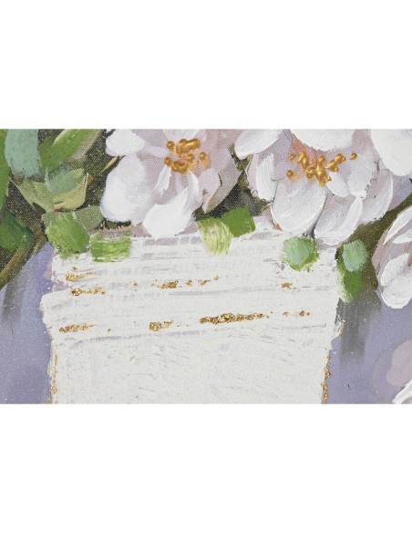 Cadre Home ESPRIT Blanc Gris Romantique 140 x 3 x 70 cm (2 Unités)