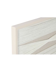 Cadre Home ESPRIT Blanc Beige Moderne Urbaine 60 x 3 x 90 cm (2 Unités) 2