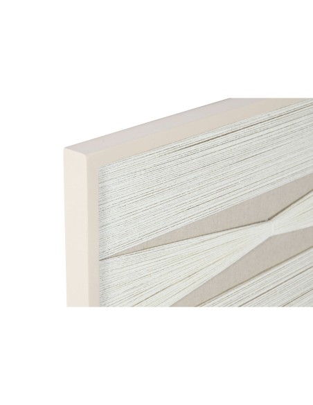 Cadre Home ESPRIT Blanc Beige Moderne Urbaine 60 x 3 x 90 cm (2 Unités)