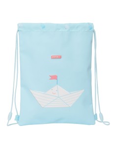 Sac à dos serré par des ficelles Safta Ship Bleu (26 x 34 x 1 cm)