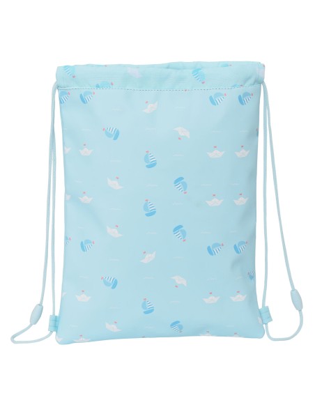 Sac à dos serré par des ficelles Safta Ship Bleu (26 x 34 x 1 cm)