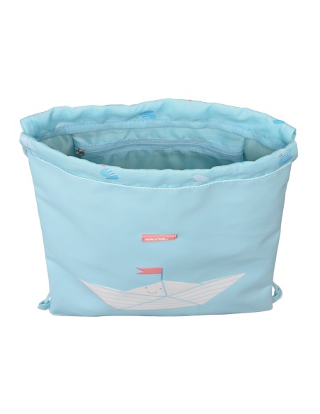 Sac à dos serré par des ficelles Safta Ship Bleu (26 x 34 x 1 cm)