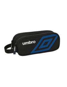 Trousse Fourre-Tout Double Umbro Flash Noir 21 x 8 x 6 cm