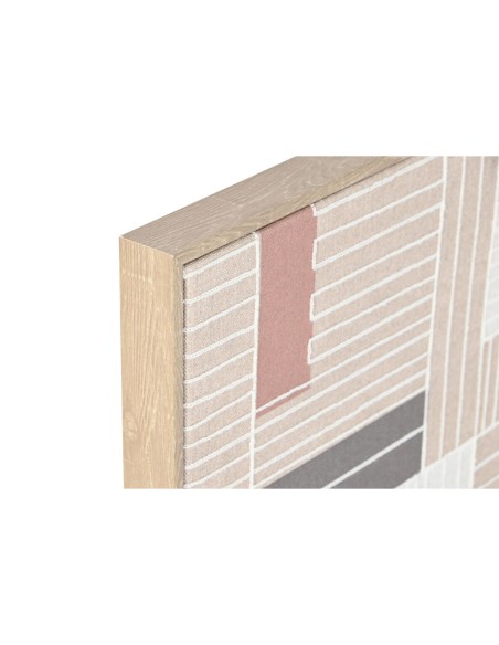 Cadre Home ESPRIT Marron Beige Vérifié Urbaine 60 x 3 x 80 cm (2 Unités)