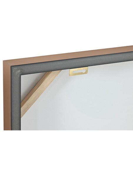 Cadre Home ESPRIT Gris Orange Vache Moderne Laqué 82 x 4,5 x 82 cm (2 Unités)