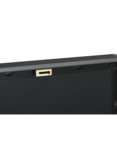 Cadre Home ESPRIT Marron Noir Gorille Loft Laqué 51,5 x 4,5 x 71,5 cm (2 Unités)