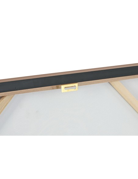 Cadre Home ESPRIT Beige Gris Eléphant Colonial Paillettes 150 x 4 x 50 cm (2 Unités)