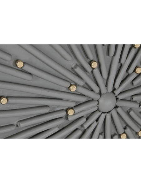 Cadre Home ESPRIT Blanc Beige Abstrait Moderne 100 x 3,5 x 100 cm (2 Unités)