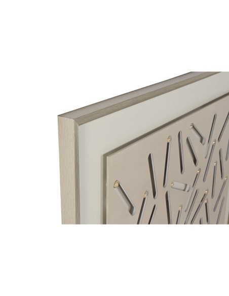 Cadre Home ESPRIT Vert Beige Doré Moderne Urbaine 90 x 3,5 x 120 cm (2 Unités)