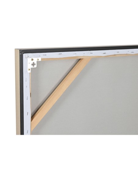 Cadre Home ESPRIT Vert Beige Doré Moderne Urbaine 90 x 3,5 x 120 cm (2 Unités)
