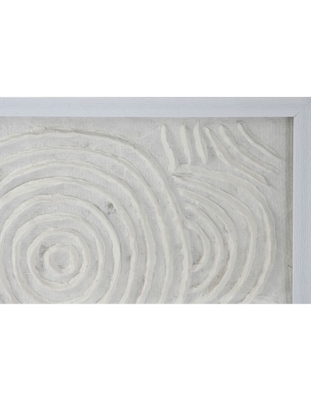 Cadre Home ESPRIT Blanc Naturel Scandinave 35 x 2 x 35 cm