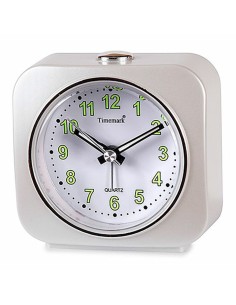 Réveil Timemark Blanc 9 x 9 x 4 cm