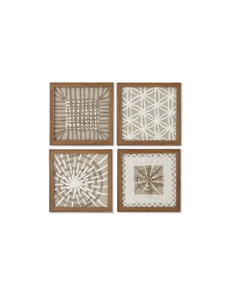 Cadre Home ESPRIT Blanc Naturel Moderne 22 x 2 x 22 cm