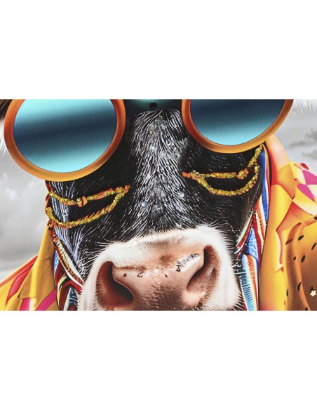 Cadre Home ESPRIT Vache Moderne Laqué 90 x 4 x 60 cm (2 Unités)