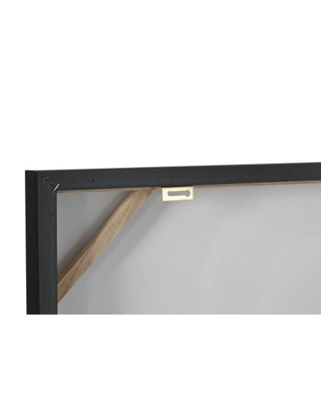 Cadre Home ESPRIT Bleu Noir Moderne Astronaute Laqué 100 x 4 x 100 cm (2 Unités)
