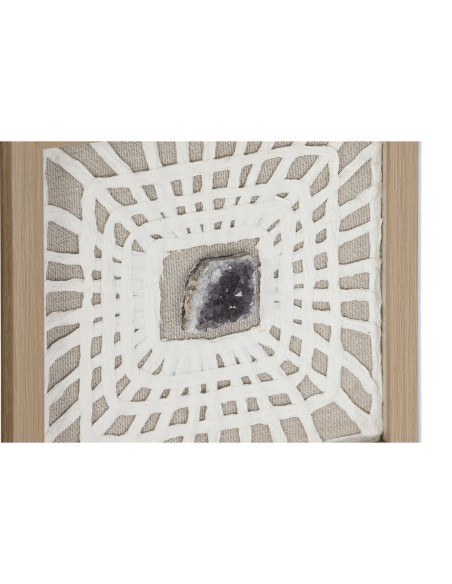 Cadre Home ESPRIT Blanc Naturel Moderne 22 x 2 x 22 cm