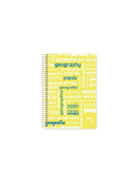 Cahier Pacsa Jaune Multicouleur Din A4 80 Volets 21,5 x 31,5 cm 4 Pièces