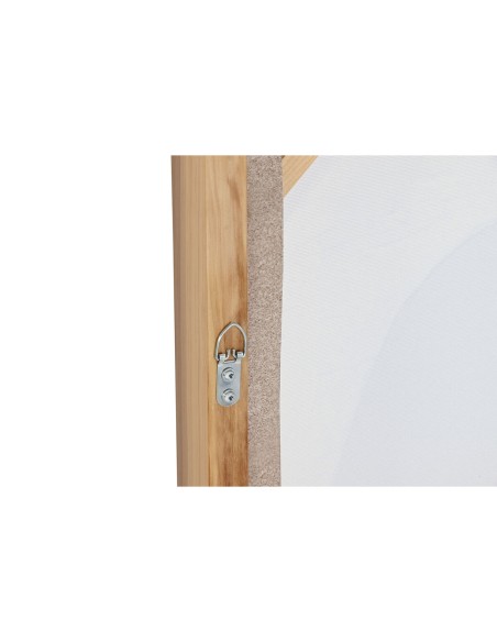 Cadre Home ESPRIT Blanc Beige Abstrait 103 x 4,3 x 103 cm (2 Unités)