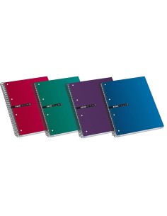 Cahier ENRI Multicouleur A4 160 Volets (5 Unités) 2