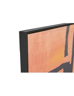 Cadre Home ESPRIT Bleu Orange Abstrait Urbaine 103 x 4,5 x 143 cm (2 Unités) 2