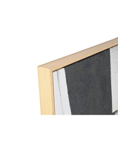 Cadre Home ESPRIT Blanc Noir Beige Abstrait 103 x 4,3 x 143 cm (2 Unités) 2