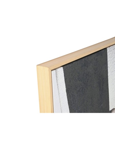 Cadre Home ESPRIT Blanc Noir Beige Abstrait 103 x 4,3 x 143 cm (2 Unités)